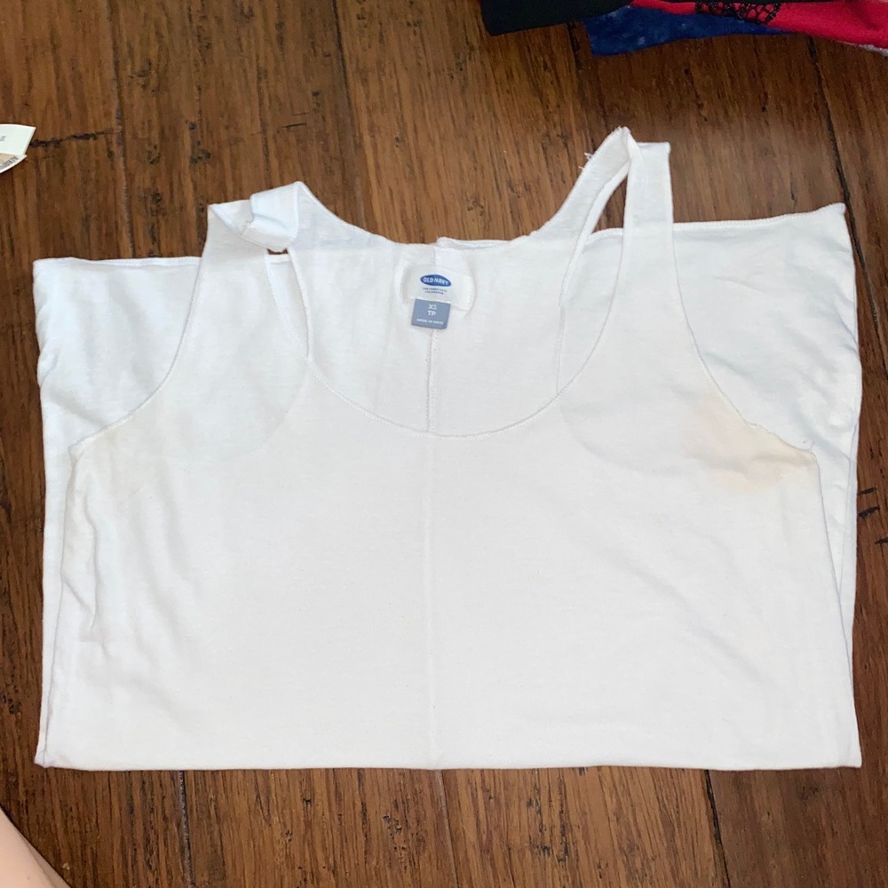 Soft White Tank Top Tee